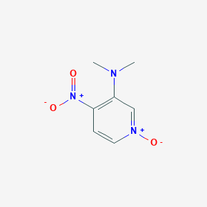 molecular formula C7H9N3O3 B1308319 3-(Dimethylamino)-4-nitropyridine 1-oxide CAS No. 2883-56-9