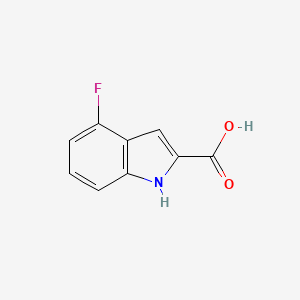 molecular formula C9H6FNO2 B1308328 4-Fluoro-1H-indole-2-carboxylic acid CAS No. 399-68-8