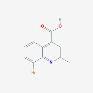 molecular formula C11H8BrNO2 B1308329 8-Bromo-2-methylquinoline-4-carboxylic acid CAS No. 288151-69-9