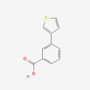 molecular formula C11H8O2S B1308331 3-(Thiophen-3-yl)benzoic acid CAS No. 20608-89-3
