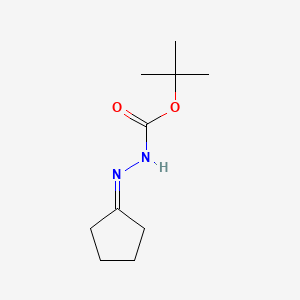 molecular formula C10H18N2O2 B1308349 tert-Butyl 2-cyclopentylidenehydrazinecarboxylate CAS No. 79201-39-1
