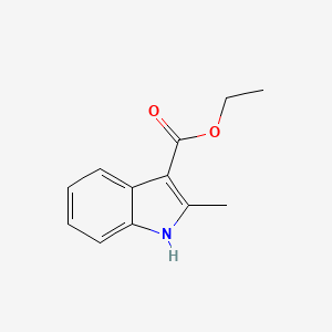 molecular formula C12H13NO2 B1308360 ethyl 2-methyl-1H-indole-3-carboxylate CAS No. 53855-47-3