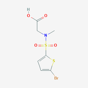 [[(5-Bromothien-2-yl)sulfonyl](methyl)amino]-acetic acid