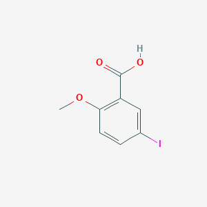 molecular formula C8H7IO3 B1308377 5-Iodo-2-methoxybenzoic acid CAS No. 2786-00-7