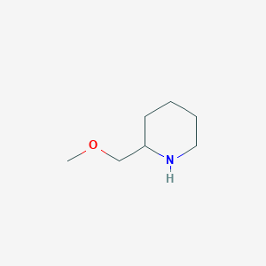molecular formula C7H15NO B1308381 2-(甲氧基甲基)哌啶 CAS No. 104678-13-9