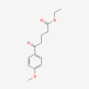 molecular formula C14H18O4 B1308382 Ethyl 5-(4-methoxyphenyl)-5-oxovalerate CAS No. 25305-58-2
