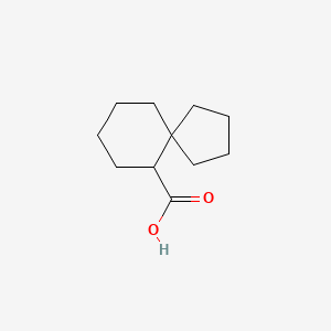 molecular formula C11H18O2 B13083821 Spiro[4.5]decane-6-carboxylic acid CAS No. 37457-41-3
