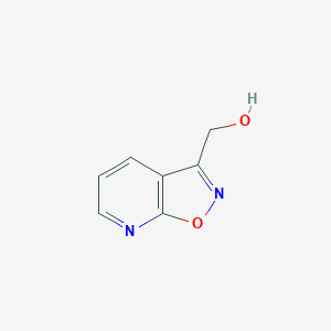 molecular formula C7H6N2O2 B13083830 Isoxazolo[5,4-b]pyridin-3-ylmethanol 