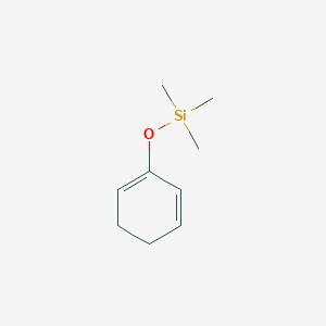 molecular formula C9H16OSi B1308389 2-(Trimethylsiloxy)-1,3-cyclohexadiene CAS No. 54781-19-0