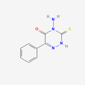 4-Amino-3-mercapto-6-phenyl-1,2,4-triazin-5(4H)-one