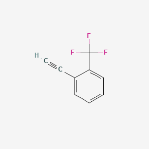 molecular formula C9H5F3 B1308395 1-乙炔基-2-(三氟甲基)苯 CAS No. 704-41-6