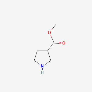 molecular formula C6H11NO2 B1308417 Methyl Pyrrolidine-3-carboxylate CAS No. 98548-90-4