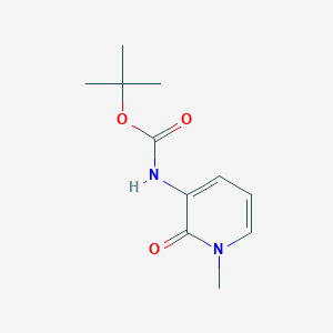 molecular formula C11H16N2O3 B13084345 tert-Butyl (1-methyl-2-oxo-1,2-dihydropyridin-3-yl)carbamate 