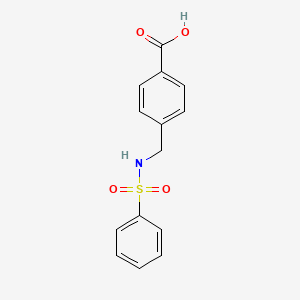 4-{[(Phenylsulfonyl)amino]methyl}benzoic acid