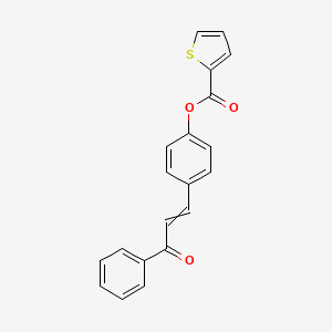 4-(3-Oxo-3-phenyl-1-propenyl)phenyl 2-thiophenecarboxylate