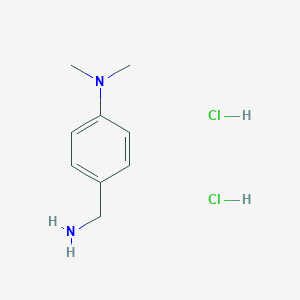 molecular formula C9H16Cl2N2 B130846 4-(Dimethylamino)benzylamine dihydrochloride CAS No. 34403-52-6