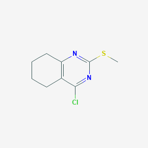 molecular formula C9H11ClN2S B1308470 4-氯-2-(甲硫基)-5,6,7,8-四氢喹啉 CAS No. 51660-11-8