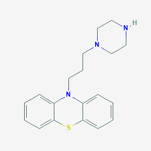 molecular formula C19H23N3S B130854 10-Piperazinylpropylphenothiazine CAS No. 3240-48-0