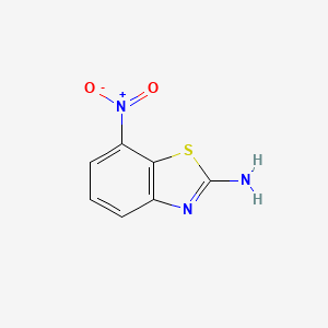 molecular formula C7H5N3O2S B1308554 7-Nitrobenzo[d]thiazol-2-amine CAS No. 89793-81-7