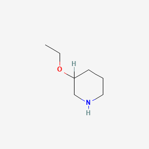 molecular formula C7H15NO B1308565 3-Ethoxypiperidine CAS No. 88536-17-8