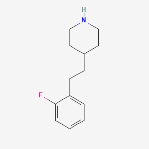 4-[2-(2-Fluorophenyl)ethyl]piperidine