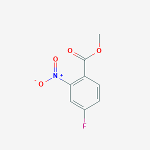 molecular formula C8H6FNO4 B130857 Methyl 4-fluoro-2-nitrobenzoate CAS No. 151504-81-3
