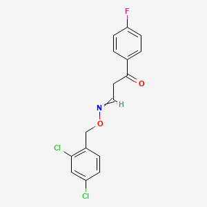 3-(4-fluorophenyl)-3-oxopropanal O-(2,4-dichlorobenzyl)oxime