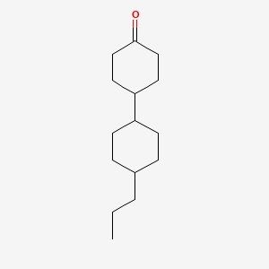 molecular formula C15H26O B1308587 4-(trans-4-Propylcyclohexyl)cyclohexanone CAS No. 82832-73-3