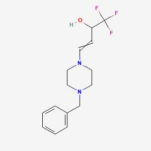 (E)-4-(4-benzylpiperazino)-1,1,1-trifluoro-3-buten-2-ol