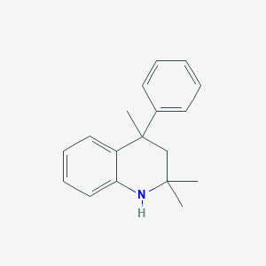 molecular formula C18H21N B1308607 2,2,4-Trimethyl-4-phenyl-1,2,3,4-tetrahydroquinoline CAS No. 13562-24-8
