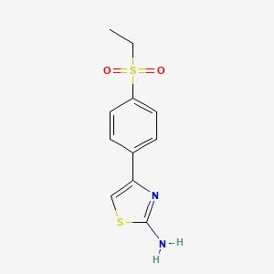 4-(4-Ethylsulfonylphenyl)-1,3-thiazol-2-amine