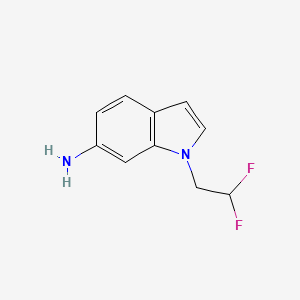 molecular formula C10H10F2N2 B13086263 1-(2,2-Difluoroethyl)-1H-indol-6-amine 