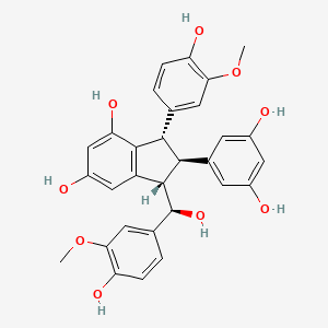 molecular formula C30H28O9 B13086336 GnemontaninE 