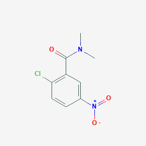molecular formula C9H9ClN2O3 B1308655 2-chloro-N,N-dimethyl-5-nitrobenzamide CAS No. 60587-79-3