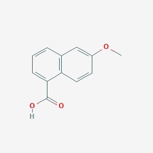 molecular formula C12H10O3 B1308658 6-Methoxy-1-naphthoic acid CAS No. 36112-61-5