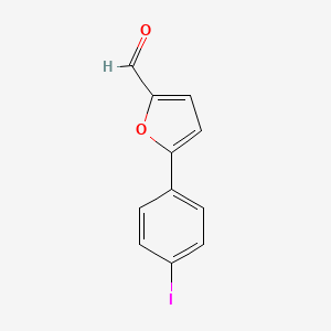 molecular formula C11H7IO2 B1308673 5-(4-Iodophenyl)furan-2-carbaldehyde CAS No. 64251-78-1