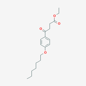 Ethyl 4-(4-heptyloxyphenyl)-4-oxobutyrate