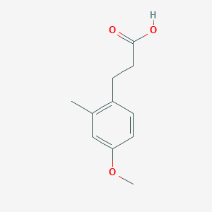 molecular formula C11H14O3 B1308694 3-(4-Methoxy-2-methylphenyl)propanoic acid CAS No. 28353-93-7
