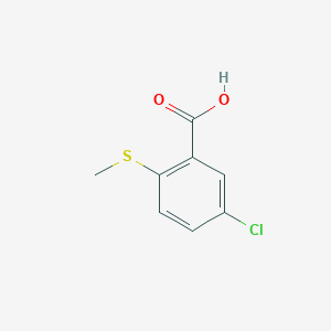 molecular formula C8H7ClO2S B1308703 5-Chloro-2-(methylsulfanyl)benzoic acid CAS No. 62176-39-0