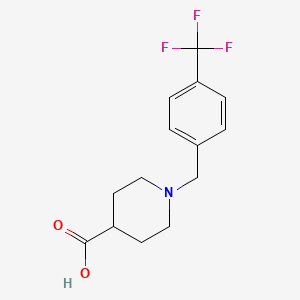 1-[4-(Trifluoromethyl)benzyl]-piperidine-4-carboxylic acid