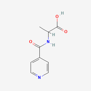 molecular formula C9H10N2O3 B1308731 N-Isonicotinoylalanine CAS No. 90868-31-8