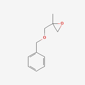 molecular formula C11H14O2 B1308740 2-((Benzyloxy)methyl)-2-methyloxirane CAS No. 97389-48-5