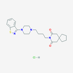 molecular formula C24H33ClN4O2S B130877 Tiospirone hydrochloride CAS No. 87691-92-7