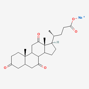 molecular formula C24H33NaO5 B13087799 Dehydrocholatesodium 