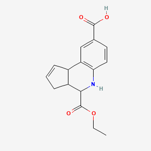 3a,4,5,9b-Tetrahydro-3H-cyclopenta[c]quinoline-4,8-dicarboxylic acid 4-ethyl ester