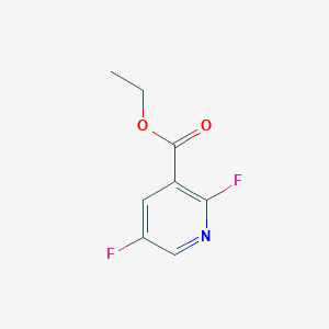 molecular formula C8H7F2NO2 B13087988 Ethyl 2,5-difluoronicotinate 