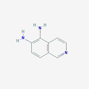 molecular formula C9H9N3 B130882 Isoquinoline-5,6-diamine CAS No. 140192-89-8