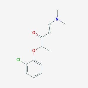 4-(2-Chlorophenoxy)-1-(dimethylamino)pent-1-en-3-one