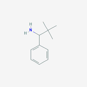 molecular formula C11H17N B1308828 2,2-Dimethyl-1-phenylpropan-1-amine CAS No. 61501-04-0