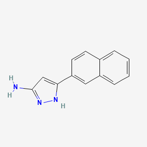 molecular formula C13H11N3 B1308837 5-(2-Naphthyl)-1H-pyrazol-3-amine CAS No. 209224-90-8